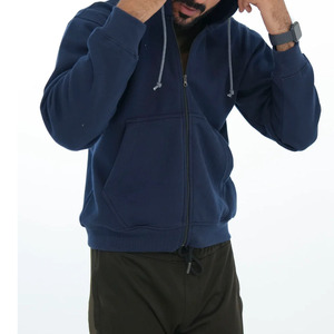 Sudadera con Capucha de Felpa Personalizada al por Mayor, con Cierre, Estilo Urbano, OEM, Mezcla de Algodón, Unisex - Product Image 2