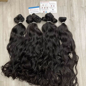 Gran Pedido 2025, Cabello Humano Natural al por Mayor, Color Natural, Estilo Ondulado con Cutícula, Sin Enredos, Extensiones de Cabello Humano de Vietnam - Product Image 1