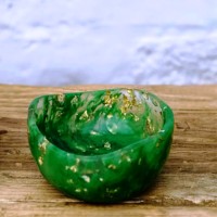 Cuencos de Resina Hechos a Mano, Sostenibles y Pulidos, Aptos para Lavavajillas, Estilo Indio, Ecológicos, Arte Moderno, Personalizables, Decorativos para Fiestas