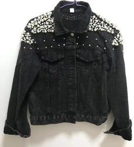 OEM Veste vintage de haute qualité personnalisée 100% coton denim à double fermeture éclair pour femmes lavées à la pierre pour la saison d'automne, teinte et traitée - Product Image 3
