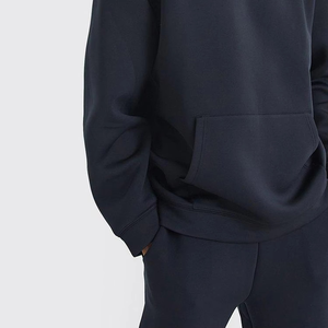 Ensemble de survêtements en polaire surdimensionné pour hommes 2 pièces pulls lourds à capuche et joggers Streetwear tenue décontractée - Product Image 5