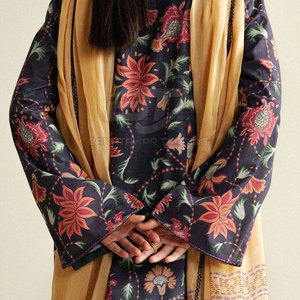 Conjunto de Vestido Tradicional Personalizado de la Colección de Invierno para Mujer, Traje de Diseñador Pakistaní de 3 Piezas en Talla Adulta - Product Image 6