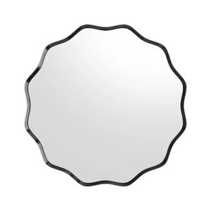 Elegant Arched Art Deco Wedding <b>Bathroom</b> <b>Mirror</b> <b>Gold</b> Metal Iron Frame Rust Proof Wall Mounted Vanity Decor - Product Image 1