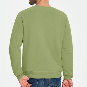 Sweat-shirt personnalisé à manches longues et col en O de haute qualité de marque Logo brodé Sweat-shirt fonctionnel en coton et sweats à capuche pour hommes - Product Image 6