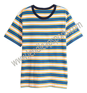 T-shirts baggy coupe régulière 100% coton tricoté respirant séchage rapide col rond vente en gros pas cher - Product Image 5