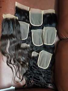Extensions de Cheveux Humains Bruts Ondulés Naturels HD Lace Closure 5x5 - Product Image 2