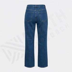 <b>Women</b> Casual Style Medium Waist Denim Straight Fit <b>Jeans</b> Latest Sexy Fashion <b>Stretch</b> Pencil Pants Regular Fit Premium Trousers - Product Image 2