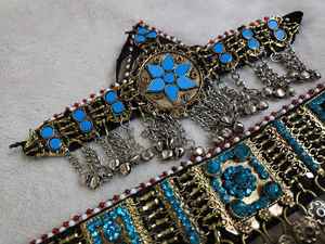 Wholesale New Design Afghan Kuchi Handmade Necklace Earrings Jewelry Sets Latest Fashion Afghan Kuchi Vintage Jewelry Sets - Product Image 6