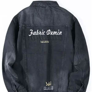 <b>Men's</b> Stylish <b>Jean</b> Jacket Casual Wear OEM Wholesale High Quality <b>Mens</b> Cotton <b>Jeans</b> Jacket Custom <b>Mens</b> Denim Jacket <b>for</b> Sale - Product Image 4