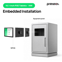 Écran tactile Android embarqué 10 pouces, compatible portrait et paysage, WiFi, Bluetooth, 4G LTE, RS232, RS485, pour affichage de casier Android