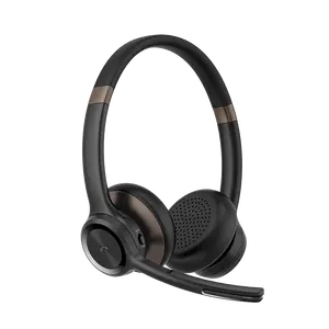 Nuroum High Quality Wireless Computer Headset Handsfree Bluetooth Active Noise Cancelling Headband Headphones