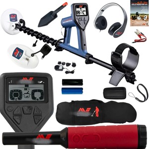 Kit de detector de oro de alta sensibilidad con puntero y bolsa de transporte – Sistema profesional de detección de metales para prospección de oro - Product Image 1