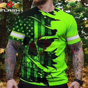 Camisa de Seguridad Reflectante de Alta Visibilidad ANSI Clase 1, Impermeable, para Hombre y Mujer, Impresión por Sublimación, Personalizable, Ropa de Trabajo para Exteriores - Product Image 4