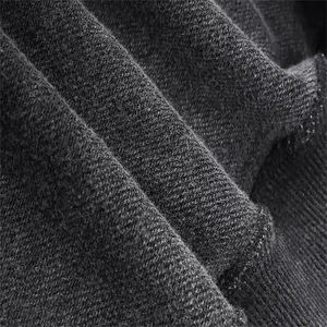 Sudaderas con capucha de lavado ácido de alta calidad para adultos Color negro Logotipo impreso en pantalla personalizado Outwear Sudaderas con capucha elegantes Sudaderas - Product Image 4