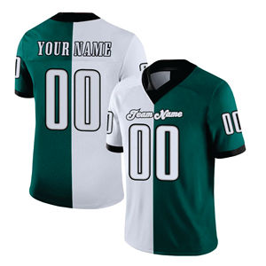 Camiseta de Fútbol Americano Personalizada al por Mayor, Camisetas de Rugby Transpirables con Costuras de Malla, Uniforme Sublimado para Equipos, para Entrenamiento y Partidos - Product Image 2