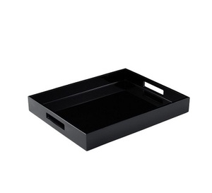 Bandeja de servicio de madera antigua hecha a mano, bandeja redonda de hierro de cobre de tamaño personalizado para comedor en casa, bandeja de bambú de estilo clásico, servicio de comida - Product Image 3