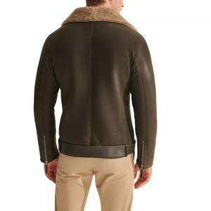 Chaqueta bomber de piloto para hombre, cazadora de piel de oveja/piel de vaca, de cuero genuino, maximice Wear - Product Image 6
