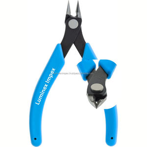 LUMINEX IMPEX LUG=488 Nose Plastic Jewelry Pliers <b>Soft</b> Grip High Quality <b>Wire</b> Loop Forming Measuring Tool DIY Customizable Logo - Product Image 5