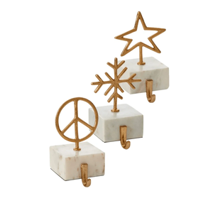 พรีเมี่ยมถุงน่องผู้ถือเกล็ดหิมะออกแบบโลหะ Handmade ถุงน่องสําหรับตกแต่งคุณภาพดีที่สุดที่ดีที่สุดถุงน่องโลหะผู้ถือ - Product Image 6