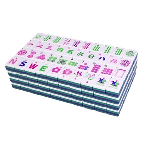 Tuiles de Mahjong Américain de Luxe, Fabrication OEM, Design Moderne en Acrylique Vert, Œuvres d'Art Mahjong Américain, Tuiles de Mahjong Classiques - Product Image 5