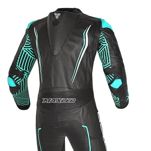 Chaqueta de Motociclismo Deportiva para Hombre, de Cuero, Impermeable, Reflectante, con Certificación CE, Resistente al Viento, para Todas las Temporadas, Precio Bajo - Product Image 4