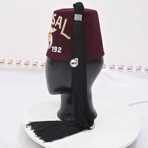 2025 tout nouveau haute qualité personnalisé Temple marron Shriner Fez 100% coton seau chapeaux pêche Logo personnalisé conçu concepteur - Product Image 2