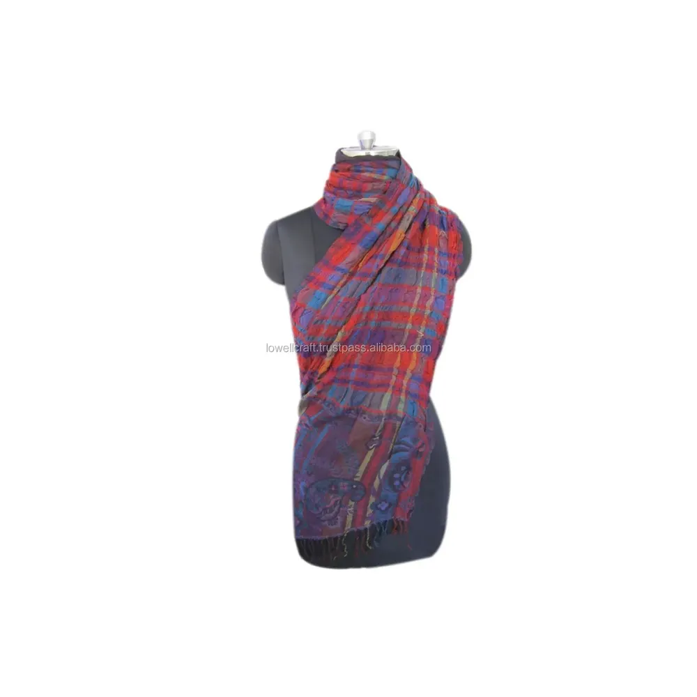 Latest Quality Good Selling Wool Lycra Scarves Available At Wholesale Price From India