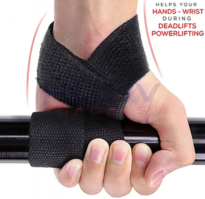 Sangles de levage personnalisées en néoprène de qualité supérieure, légères, écologiques, pour l'entraînement de musculation, la force de préhension - Product Image 3