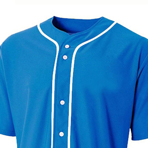 ชุดเสื้อเบสบอลปักลายทีมเสื้อเบสบอลผ้าตาข่ายลายทแยง - Product Image 5