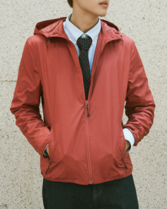 Veste à capuche zippée en polyester respirant à motif uni, coupe classique, taille personnalisée, décontractée, automne pour hommes par Routine Vietnam - Product Image 6