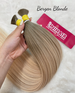 Paquet en vrac de cheveux du Vietnam 100% cheveux humains vierges bruts non transformés en vrac droits naturels en couleur - Product Image 3