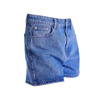 Pantalones cortos de mezclilla ecológicos de cintura alta para mujer Mezcla de algodón Alta calidad Venta al por mayor Orientado a la exportación Nueva llegada - Product Image 4