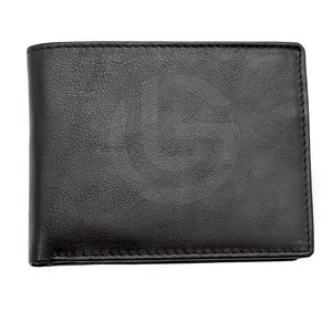 Portefeuille en cuir pour homme léger et imperméable avec fermeture à glissière et fonction antivol courte - Product Image 1