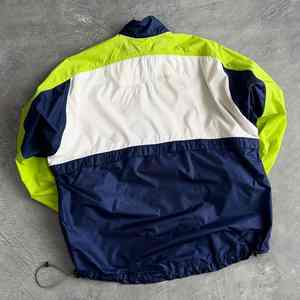 Logo personnalisé 100% Polyester Haft Zip Jacket Vêtements de sport à manches longues Jogger Boxy Fit Coupe-vent surdimensionné Coupe-vent Coupe ample - Product Image 2