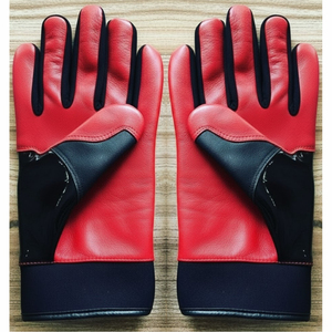 Guantes de Bateo de Béisbol Profesionales KANDARI SPORTS de Cuero Antideslizante con Diseño de Logotipo Personalizado, Cierre de Velcro, Ligeros y de Primera Calidad - Product Image 5