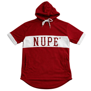 Kappa Alpha Psi Krimson Nupe Short Sleeve <b>Hoodie</b> <b>Lightweight</b> Greek Fraternity Streetwear - Product Image 3