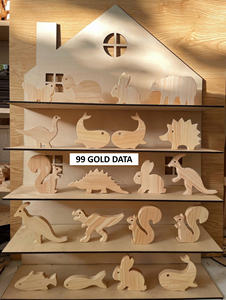 Juguete de Madera de Animal, Ballena de Madera de Pino para Arrastrar con Cordón de Algodón para Guardería, Aromas y Regalos, Hecho con Cuidado en Vietnam - Product Image 3