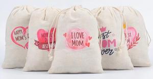 Sac en mousseline pour bijoux, Logo personnalisé, avec cordon de serrage, 100% coton biologique, personnalisé - Product Image 4