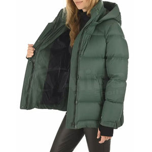 Blouson matelassé classique pour femme, respirant, imperméable, coupe-vent, rembourrage en coton, tailles et couleurs personnalisables, vêtements d'extérieur tendance pour l'hiver - Product Image 3