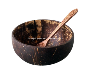 Vente en gros 100% bol en coquille de noix de coco poli écologique naturel cuillère à noix de coco durable bon prix pour le développement durable - Product Image 2