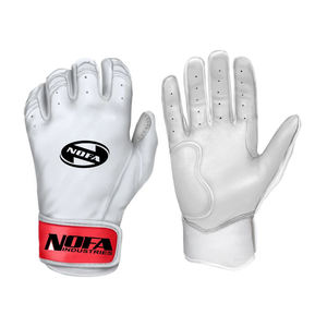 Gants de frappe en cuir synthétique pour adultes, de qualité supérieure, avec sangle de poignet extra longue, pour joueurs professionnels de softball. - Product Image 5