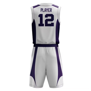 Nouvel uniforme de basket-ball de qualité supérieure confortable et respirant à porter disponible avec un design personnalisé - Product Image 3