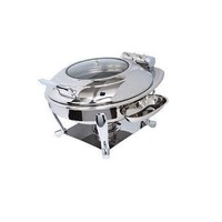 Silver Shiny Finished Catering Service Silber Chafing Dish mit Stand Buffet Food Warmer Pot Esstisch Serviert eller