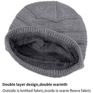 Unisex Lightweight 100% Cotton Custom Made Breathable <b>Waterproof</b> <b>Beanie</b> Hats Custom Logo New Winter Wear Design for Online Sale - Product Image 4