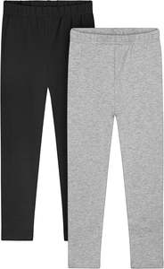 Leggings Modernos para Bebés y Niñas Pequeñas, Lavados, Ligeros, Elásticos, de Punto, Transpirables, con Soporte de Cintura Alta, Sensación Suave para Uso Diario - Product Image 6