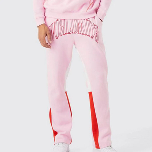 Ensembles joggings évasés et sweats à capuche surdimensionnés de haute qualité/survêtements évasés pour hommes à prix de gros personnalisés pour adultes - Product Image 5