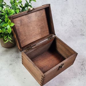 Vente en gros de boîtes de rangement professionnelles en bois élégantes paquet cadeau avec logo personnalisé pour bijoux différents styles produit le plus vendu - Product Image 4