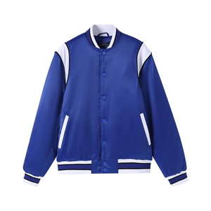 Veste universitaire de lettre brodée personnalisée de style de qualité supérieure veste teinte veste universitaire coupe ajustée 2025 pour hommes - Product Image 2