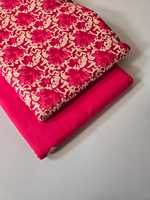 Tela de Algodón Puro Estampada 60×60 |   Ancho de 44 Pulgadas |   Lote de 5 Metros Superior + 5 Metros Inferior |   Tela de algodón suave y transpirable para vestidos