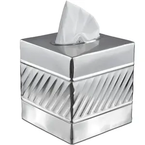 เครื่องจ่ายกระดาษเช็ดปากสแตนเลสสำหรับโรงแรมโต๊ะในร้านอาหารแบบขัดเงา - Product Image 3